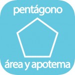 Calcular área y apotema del pentágono
