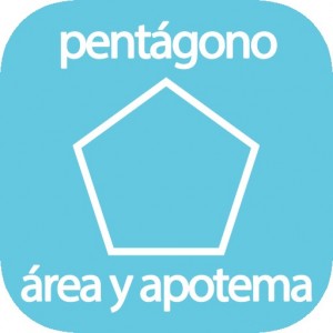 Calculadora del área y apotema del pentágono