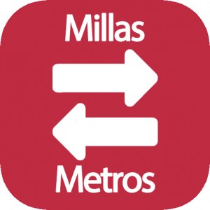 Conversor de millas a metros