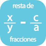 Resta de fracciones