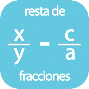 Subtraction of fractions calculator