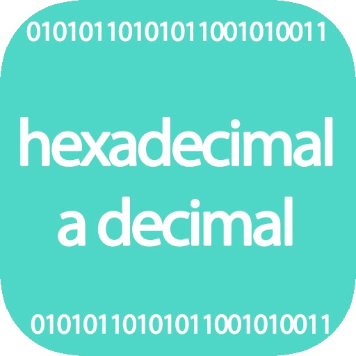 Hexadecimal to decimal converter