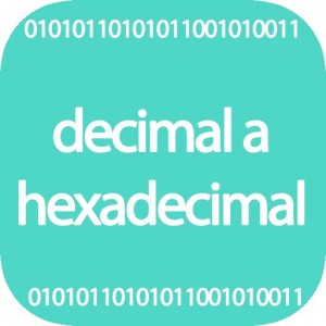 Decimal to hexadecimal converter