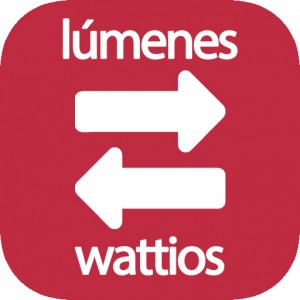 Conversor de lúmenes a wattios