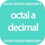 Pasar octal a decimal