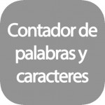 Contador de palabras y caracteres