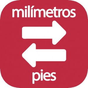 MIlímetros a pies