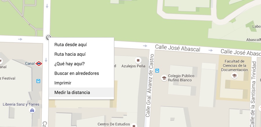 Distancia Entre Dos Puntos De Una Ciudad