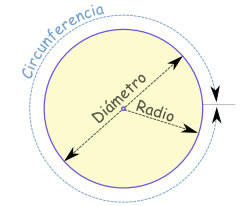Ciro Para exponer Poderoso Calcular el diámetro de una circunferencia: calculadora y fórmulas