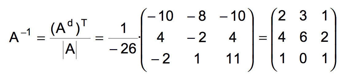 Matriz inversa