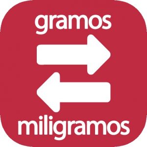 Gramos a miligramos