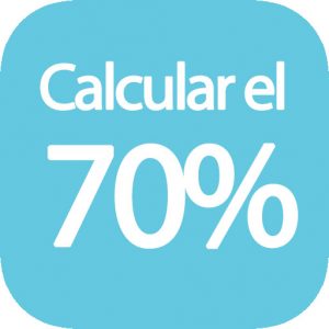 Calculate 70 percent of an amount