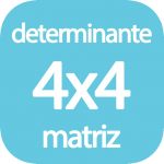 Determinante de matriz 4x4 online
