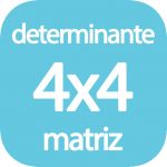 Determinante de matriz 4x4 online