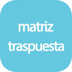 Matriz traspuesta