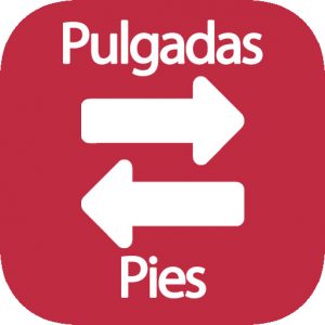 Pulgadas a pies