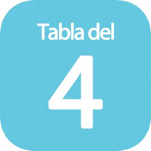 Tabla del 4