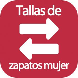 Conversor de talla de zapatos para mujer