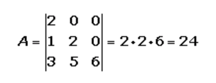 Determinante triangular