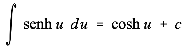 Integral del seno hiperbólico