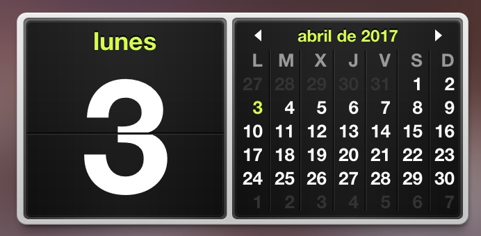 Calendario de vacaciones