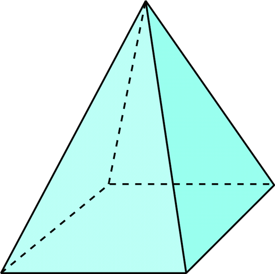 Pirámide cuadrangular