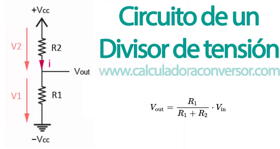 Fórmula del divisor de tensión