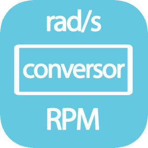 Conversor RPM a rad/s online
